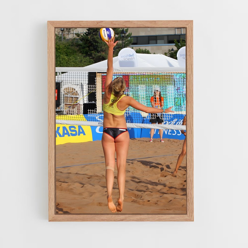 Poster Beach Volleyball Showdown – affiche Beach-volley (vue 4)
